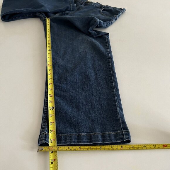 Duke Authentic Fit Denim Jeans High Rise Stretch 44M(42?) Blue Superior Quality - Picture 6 of 7